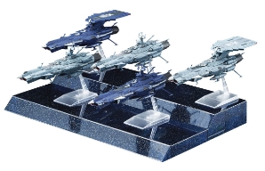 Star Blazers 2202 Mecha Collection #7 U.N.C.F. Andromeda AAA-Class Set Plastic Model Kit 