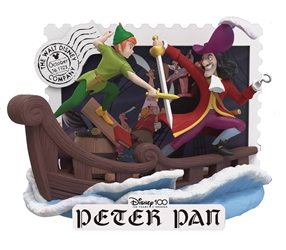 Disney 100th Anniversary Peter Pan vs. Captain Hook D-Stage Statue 