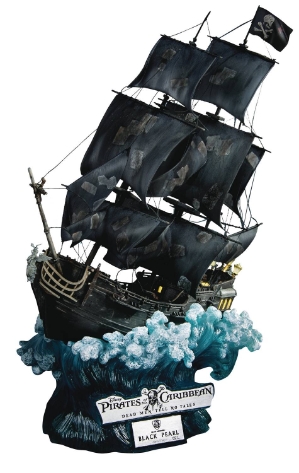 Pirates of the Carribean Dead Men Tell No Tells Master Craft Series Black Pearl Light-up Replica Statue 