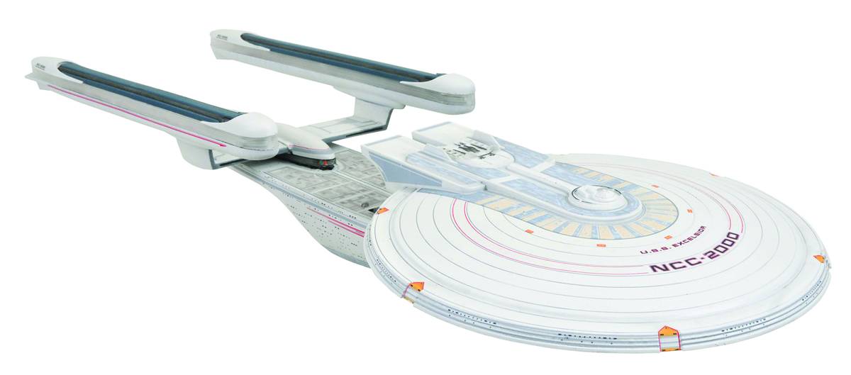Star Trek Undiscovered Country U.S.S. Excelsior Starship Lighted Model 