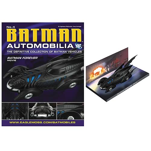 Batman Forever 1995 Batmobile w/ #4 Magazine 