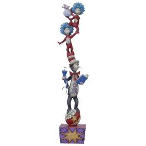 Jim Shore Traditions Dr. Seuss Cat In the Hat and Friends Statue 