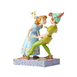 Disney Traditions Peter Pan & Wendy 65th Anniversary Unexpected Kiss Figure 