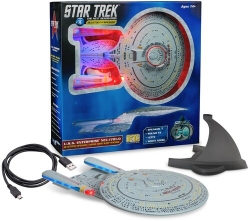 Star Trek TNG U.S.S. Enterprise NCC-1701-D Light-up Model w/ Bluetooth Speaker 