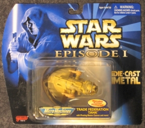 Star Wars: The Phantom Menace Die-Cast Trade Federation Tank 