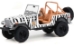 Ace Ventura When Nature Calls 1:18 Zebra-Stripped 1976 Jeep CJ-7 die-cast Vehicle - GLC-19115