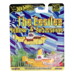 Hot Wheels Beatles 1:64 scale Yellow Submarine Die-Cast Vehicle 