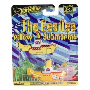 Hot Wheels Beatles 1:64 scale Yellow Submarine Die-Cast Vehicle 