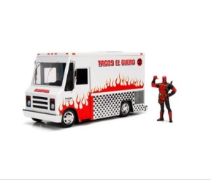 Deadpool 1:24 scale Hollywood Rides Taco Truck Die-Cast Vehicle 