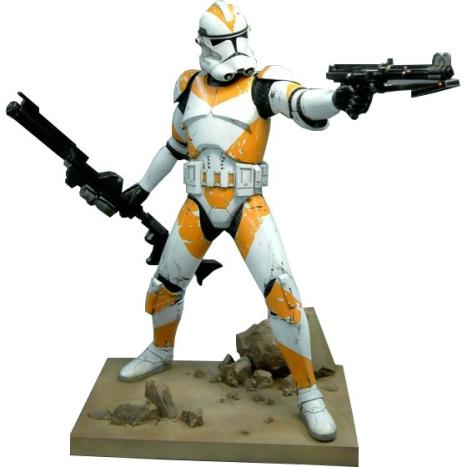 SDCC 2007 Star Wars 1:7 scale Utapau Clone Trooper ArtFX Vinyl Statue 