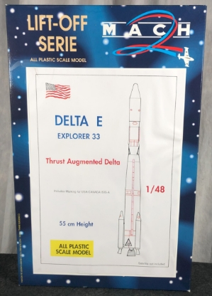 NASA/USAF 1:48 Scale Delta E Explorer 33 Plastic Model Kit 