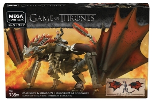 Game of Thrones Daenerys & Drogon Mega Construx Set 