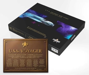 Star Trek Voyager U.S.S. Voyager Dedication Plaque Prop Replica 