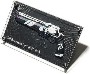Destiny Exotic Armory Collection Ace of Spades Plaque Replica 