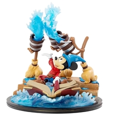 Disney Fantasia Mickey Sorcerer Q-Fig Max Elite Statue 
