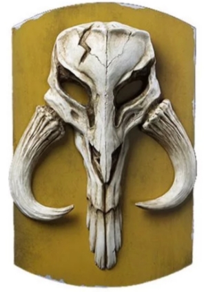 Star Wars Mandalorian Skull Plaque 