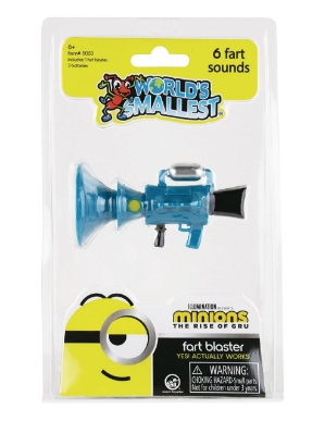 The Minions: Rise of Gru Worlds Smallest Fart Gun Replica 