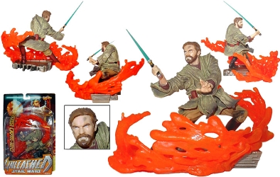 Star Wars Unleashed Obi-Wan Kenobi Duel At Mustafar Statue 