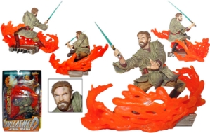 Star Wars Unleashed Obi-Wan Kenobi Duel At Mustafar Statue 