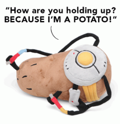Portal 2 PotatOS Talking Light-up Plush Replica 