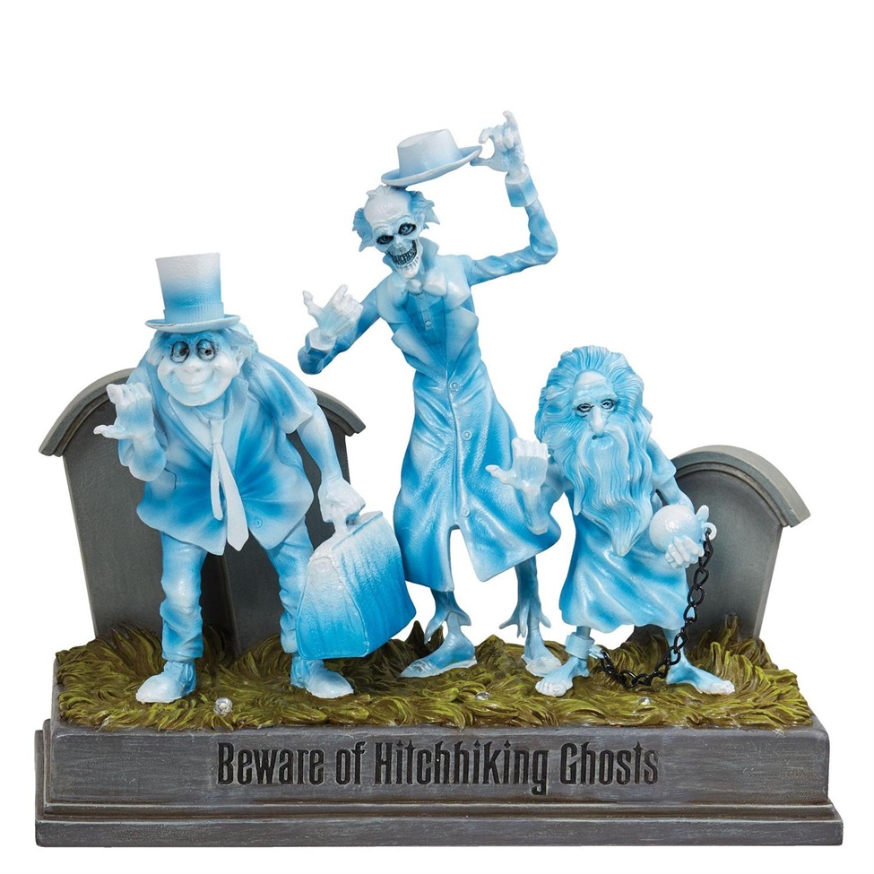 Disney Showcase Haunted Mansion Hitchhiking Ghosts Lightup Figure 