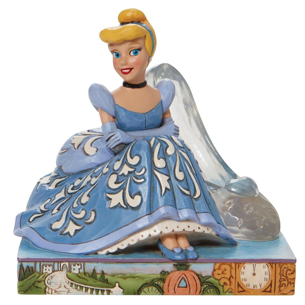 Disney Traditions Jim Shore Cinderella Glass Slipper Figure 