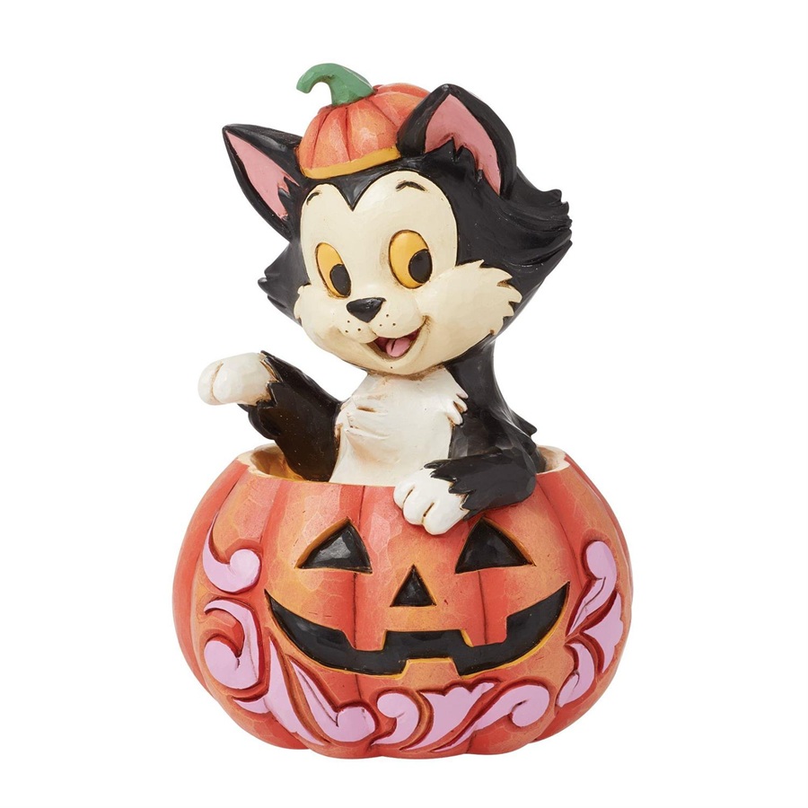 Disney Traditions Jim Shore Figaro in Pumpkin Figure 