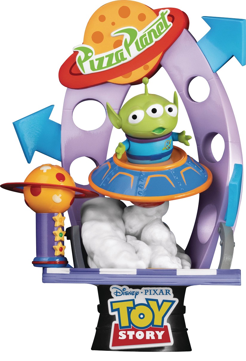 Disney Toy Story Alien Racing Car D-Stage Statue 