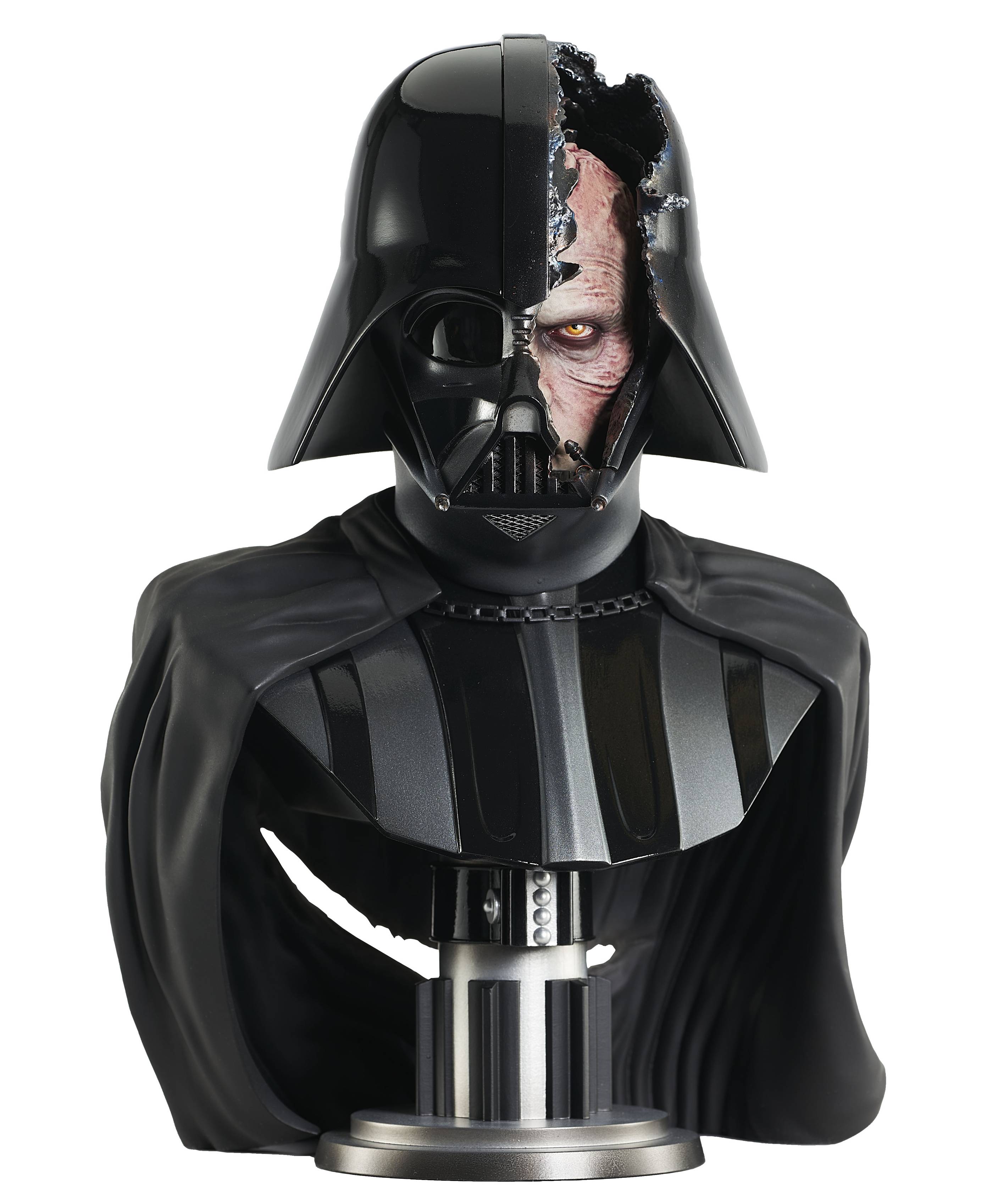 Star Wars Obi-wan Darth Vader Battle Damage 1:2 Scale Legends in 3D Statue 