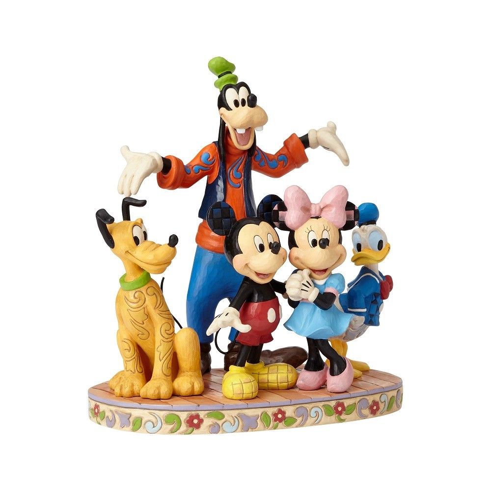 Disney Traditions Jim Shore Mickey Fab Five "The Gang is All Here" Figure 