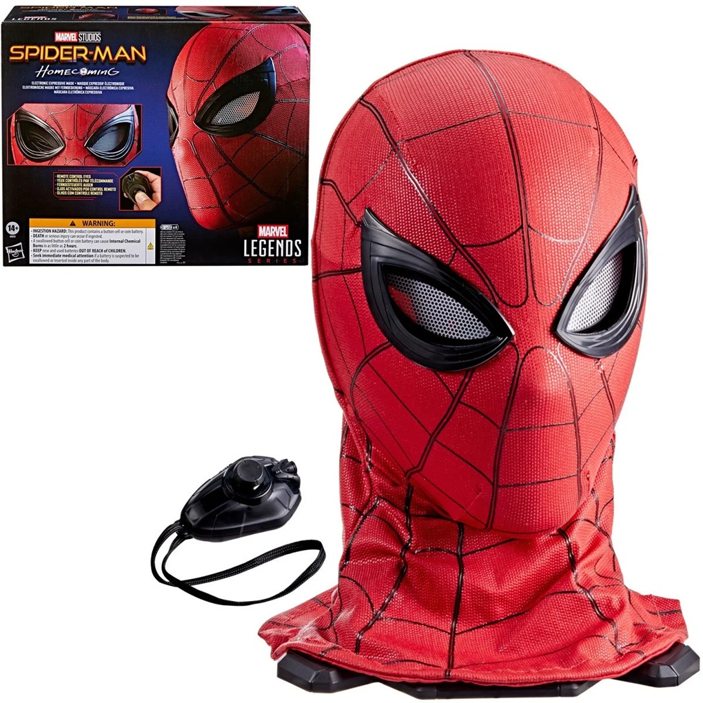 Marvel Legends Spiderman No Way Home Spiderman Electronic Interactive Mask Replica 