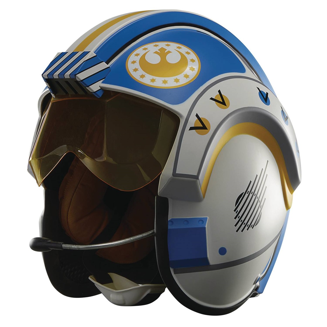 Star Wars Mandalorian Black Series Carson Teva X-Wing Pilot Helmet Prop Replica 