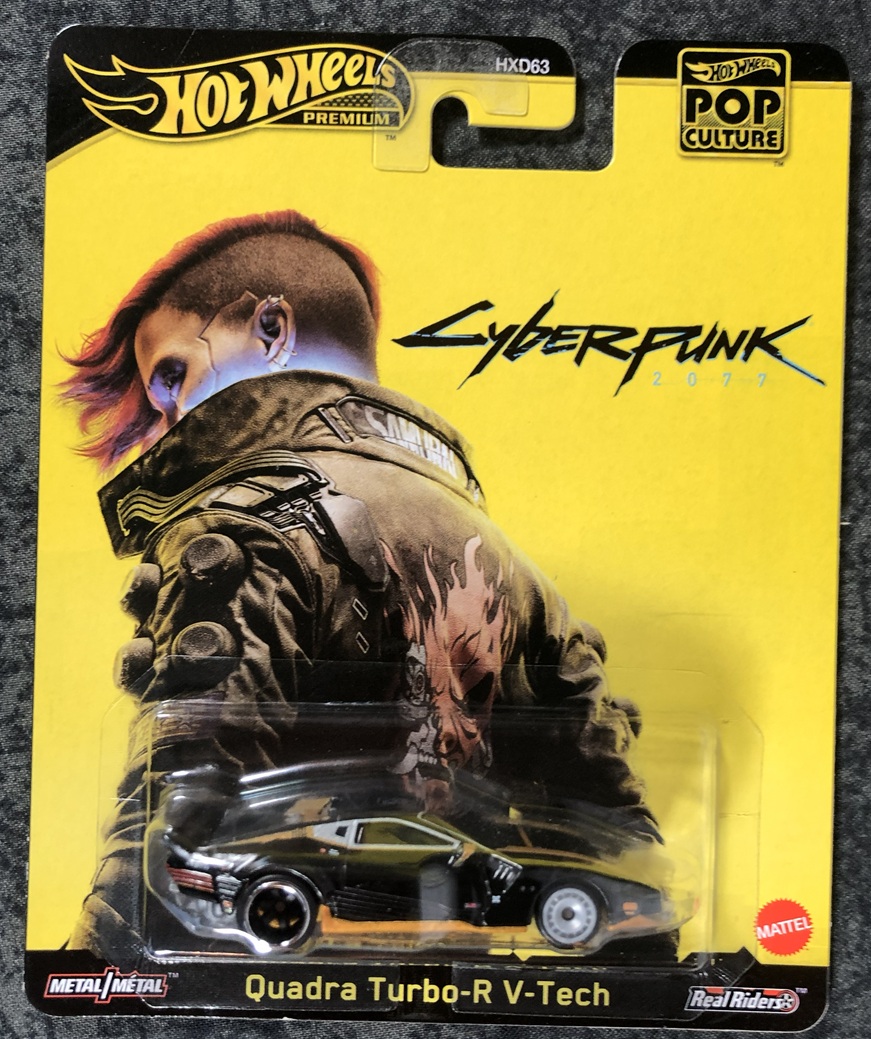 Cyberpunk Quadra V-Tech Turbo Die-Cast Vehicle 