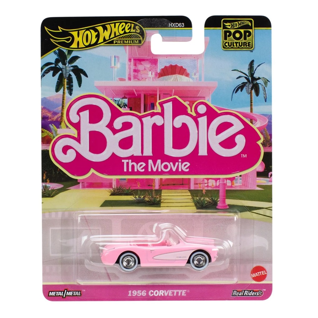 Hot Wheels Barbie The Movie 1956 Chevy Corvette Die-cast Vehicle 
