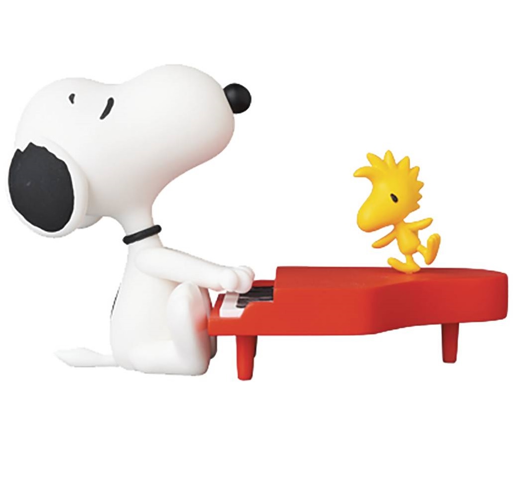 Peanuts Snoopy & Woodstock at the Piano UDF Vinyl Figure 