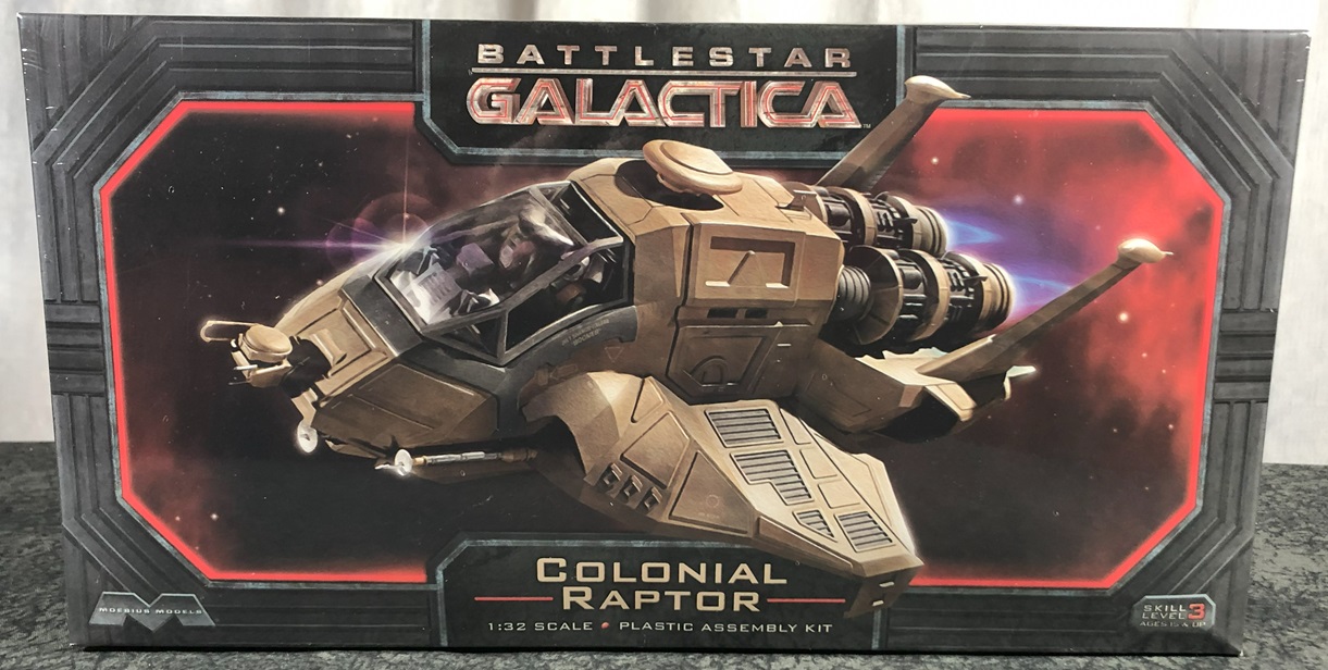 Battlestar Galactica 1:32 scale Colonial Raptor Plastic Model Kit 