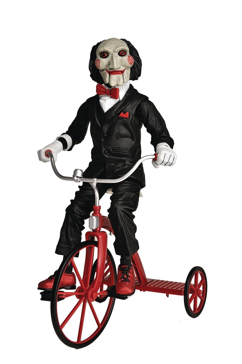 NECA - Saw 12-Inch Billy Jigsaw Talking Puppet with Tricycle #NEC-60607