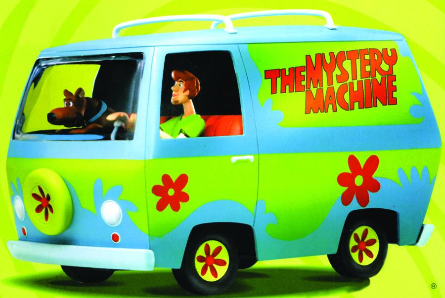 Scooby-Doo 1:25 Scale Mystery Machine Van Plastic Model Kit w/ Figures 