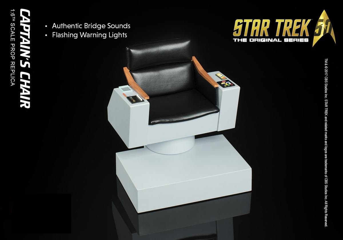 Star Trek The Original Series 1:6 scale Enterprise Captain's Chair Replica 